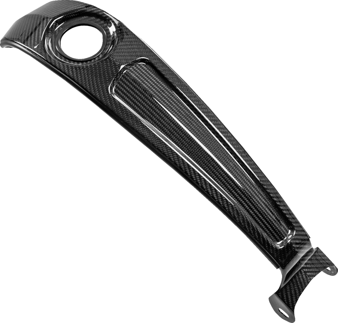 SADDLEMEN Dash Console - Center Fill - Carbon Fiber/Gloss - Harley-Davidson® - Softail CF-818-30-002