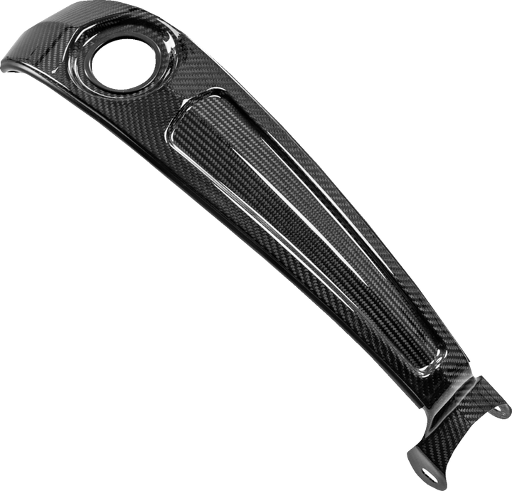SADDLEMEN Dash Console - Center Fill - Carbon Fiber/Gloss - Harley-Davidson® - Softail CF-818-30-002