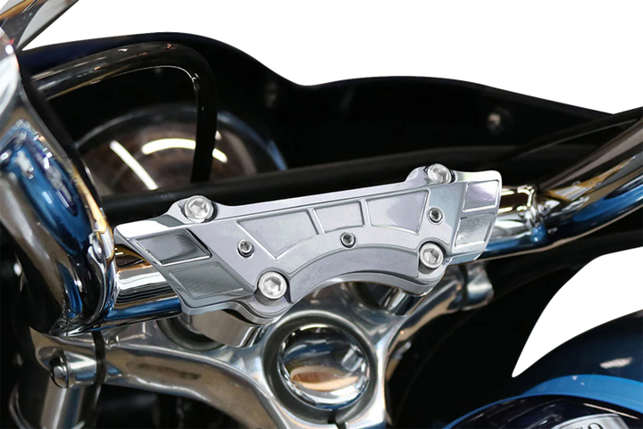PAUL YAFFE ORIGINALS Weld Wing Riser Clamp - 1" - Chrome PYO:SRC-WW-C