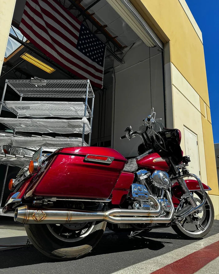 SP Concepts Full Length Turnpike Exhaust "Works Edition" - 1996-2016 Twin Cam Bagger