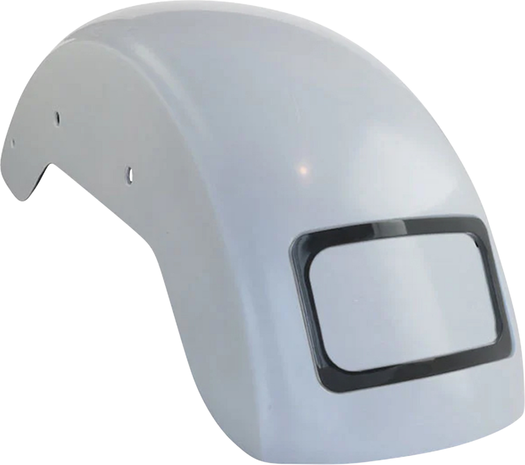 PAUL YAFFE BAGGER NATION The Fix Rear Fender - Black Frame Plate - HD Softail® '18-'24 PYO:CRF-M8ST-SG-B