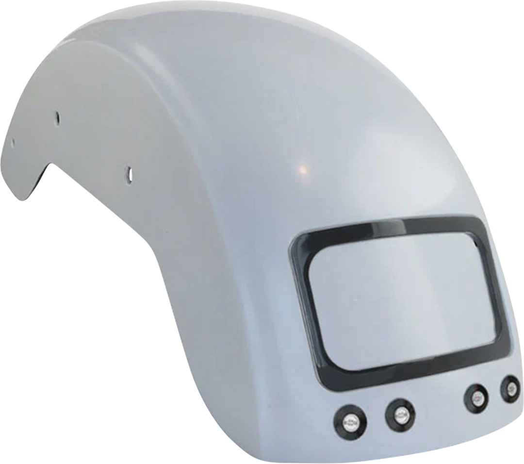 PAUL YAFFE BAGGER NATION The Fix Rear Fender - Black Frame Plate - Thunder Bolts - HD Softail® '18-'24 PYO:CRF-M8ST-SG-TB-B