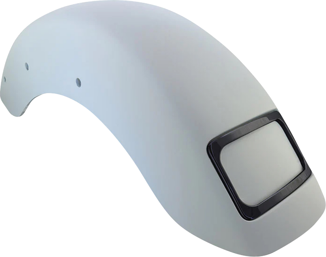 PAUL YAFFE BAGGER NATION The Fix Rear Fender - Black Frame Plate - HD Softail® '18-'26 PYO:CRF-M8ST-SBS-B