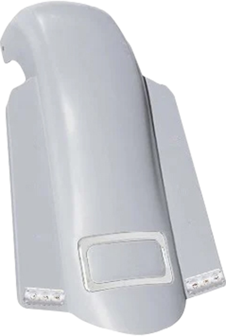 PAUL YAFFE BAGGER NATION Short Sport SS Rear Fender - With Chrome Plate Frame/LIght - HD Touring PYO:RF-SSTP-C