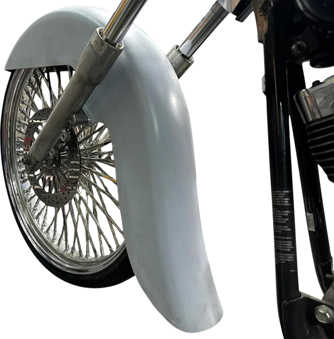 PAUL YAFFE BAGGER NATION El Rey Front Fender - 26" Wheel - With Satin Spacers - HD Softail PYO:ERFF-26-ST