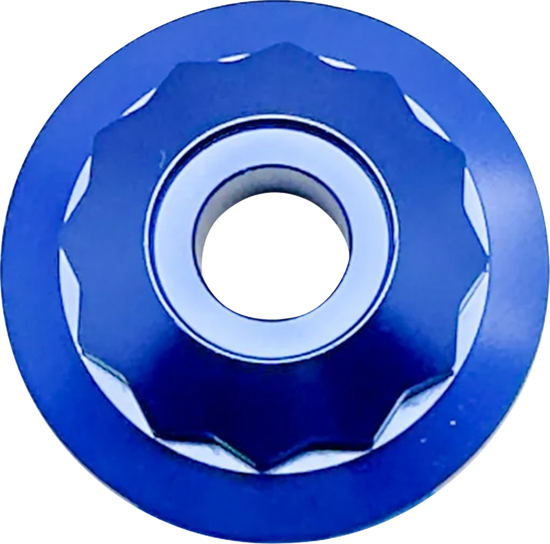 PAUL YAFFE BAGGER NATION Steering Stem Nut - Blue PYO:12PSK-18L-BE