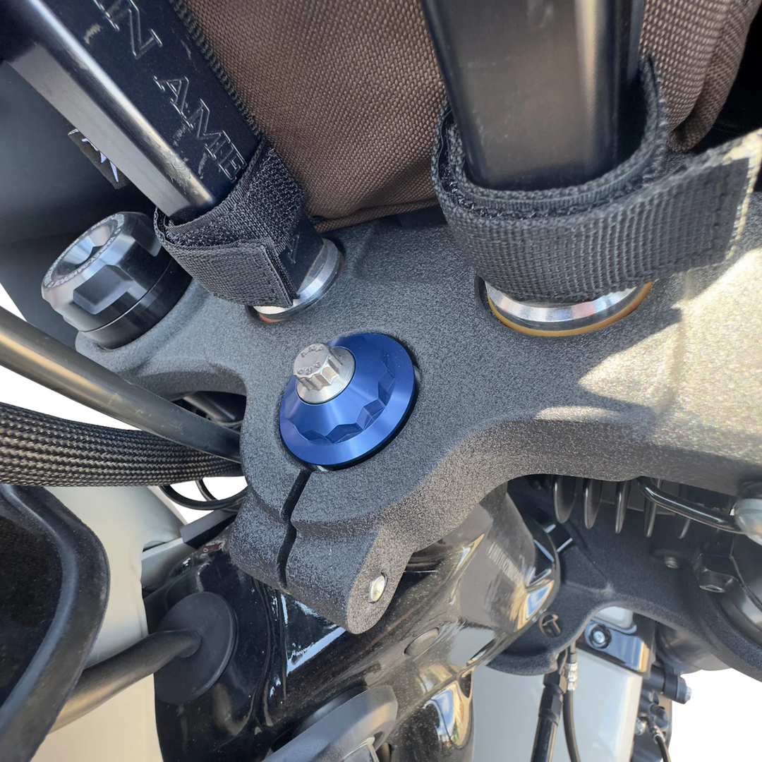 PAUL YAFFE BAGGER NATION Steering Stem Nut - Blue PYO:12PSK-18L-BE