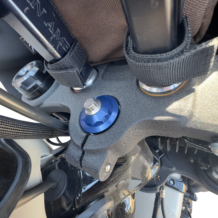 PAUL YAFFE BAGGER NATION Steering Stem Nut - Blue PYO:12PSK-18L-BE