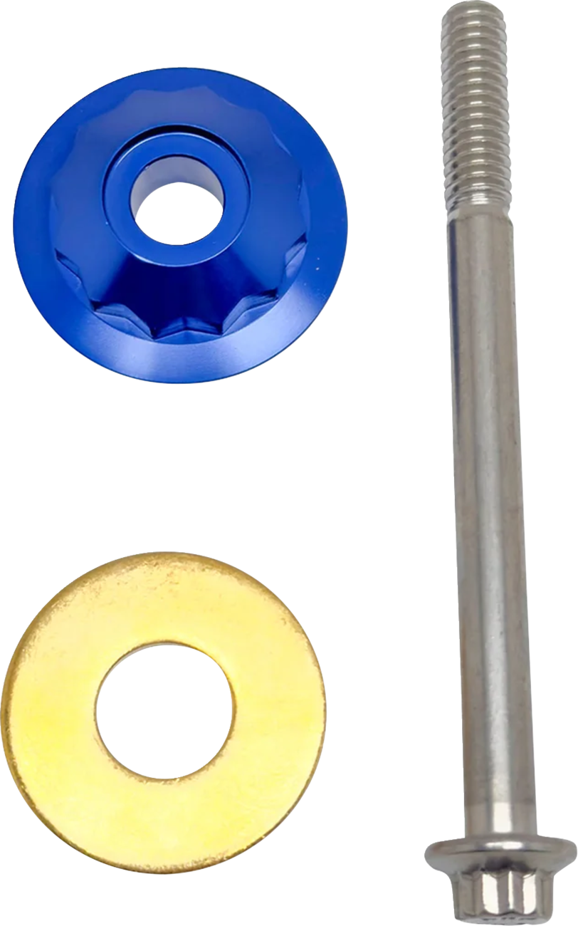 PAUL YAFFE BAGGER NATION Steering Stem Nut - Blue PYO:12PSK-18L-BE