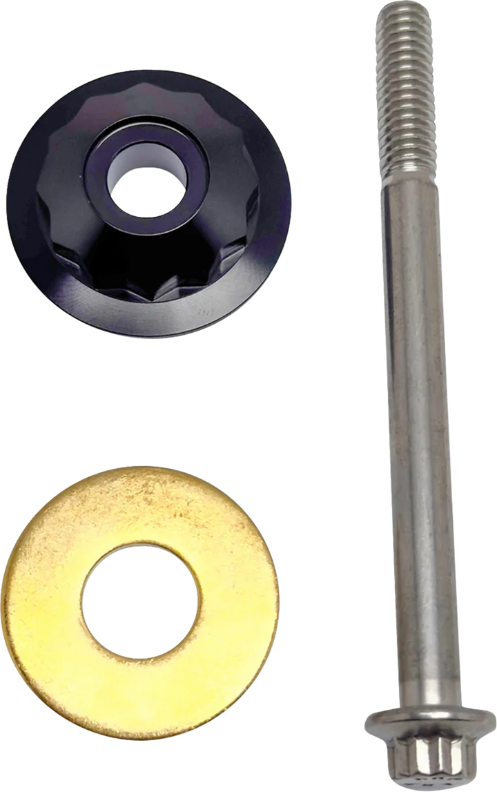 PAUL YAFFE BAGGER NATION Steering Stem Nut - Black PYO:12PSK-18L-BK