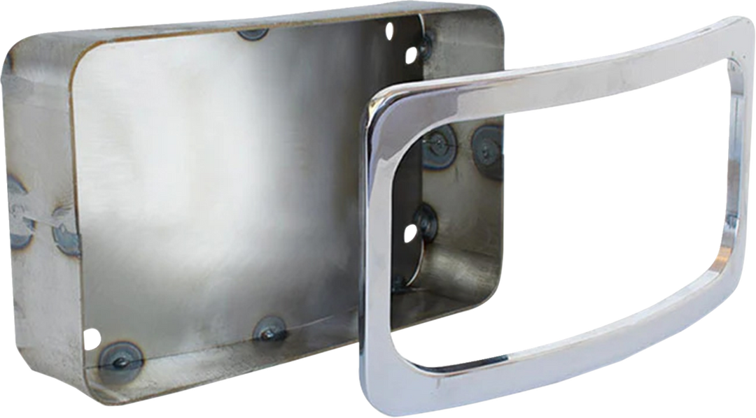 PAUL YAFFE BAGGER NATION License Plate Box - Chrome PYO:FREN-K-S-C