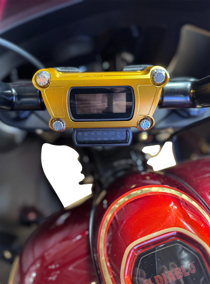 PAUL YAFFE BAGGER NATION Digital Riser Clamp - Gold PYO:DSRC-1.00-G