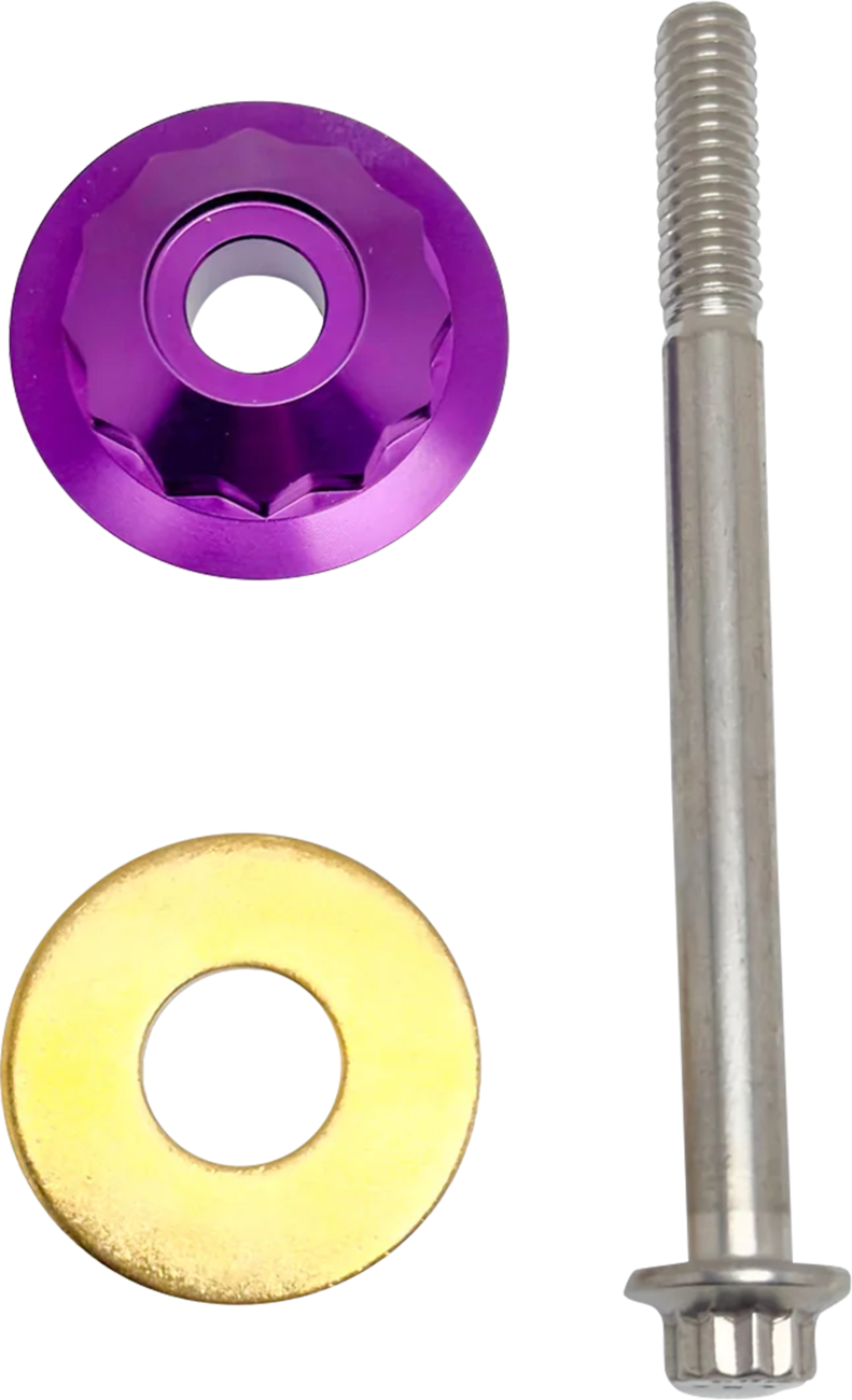PAUL YAFFE BAGGER NATION Steering Stem Nut - Purple PYO:12PSK-18L-PR