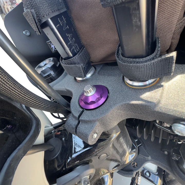 PAUL YAFFE BAGGER NATION Steering Stem Nut - Purple PYO:12PSK-18L-PR