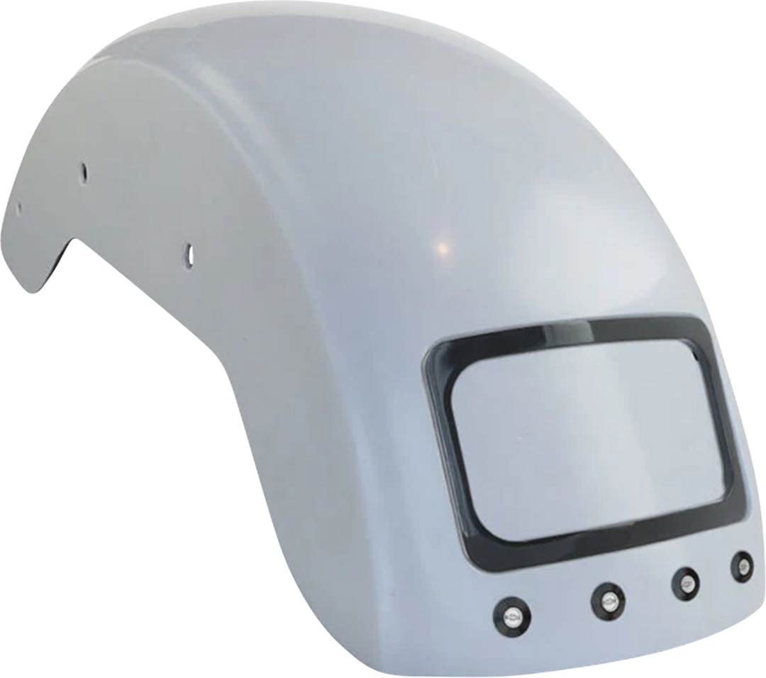PAUL YAFFE BAGGER NATION The Fix Rear Fender - Black Frame Plate - Thunder Bolts - HD Softail® '18-'26 PYO:CRF-M8ST-LR-LB-B