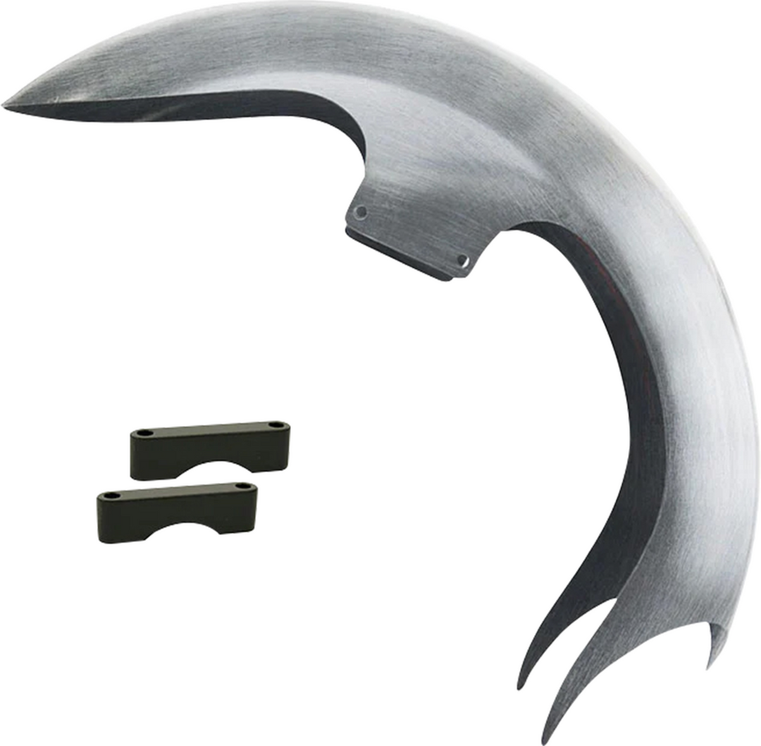 PAUL YAFFE BAGGER NATION Talon Front Fender - 21" Wheel - With Black Adapters - HD Touring PYO:TALON21-13E-B