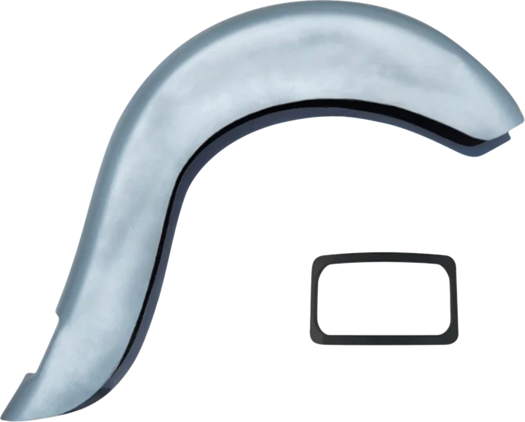 PAUL YAFFE BAGGER NATION El Rey Rear Fender - Black Plate Frame - HD Softail PYO:ERRF-ST-B