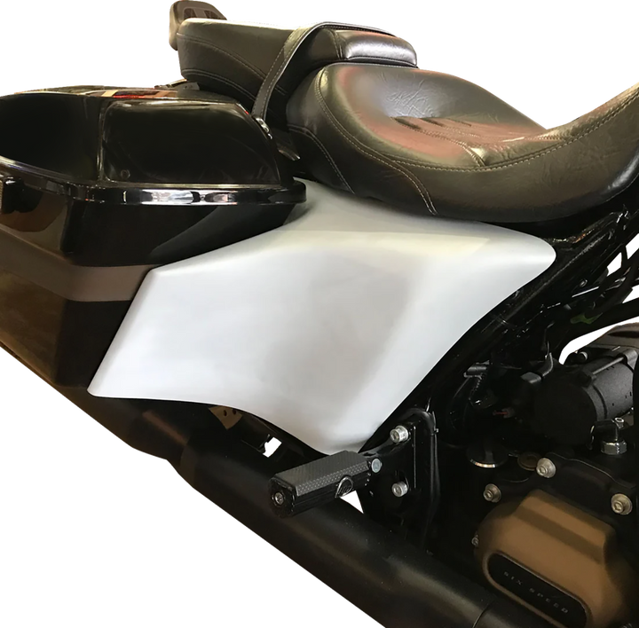 PAUL YAFFE BAGGER NATION Swoop Side Covers - Smooth - Stock Saddlebags - HD PYO:SSC-SM-14L-OEM