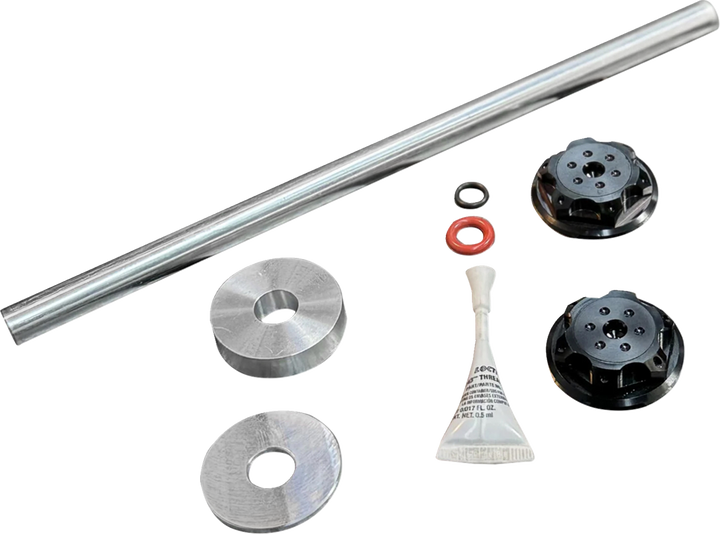 PAUL YAFFE BAGGER NATION Axle Cover Kit - Y-Axle Rod - Front - Standard/Turret - Black PYO:YHTR-18L-BK