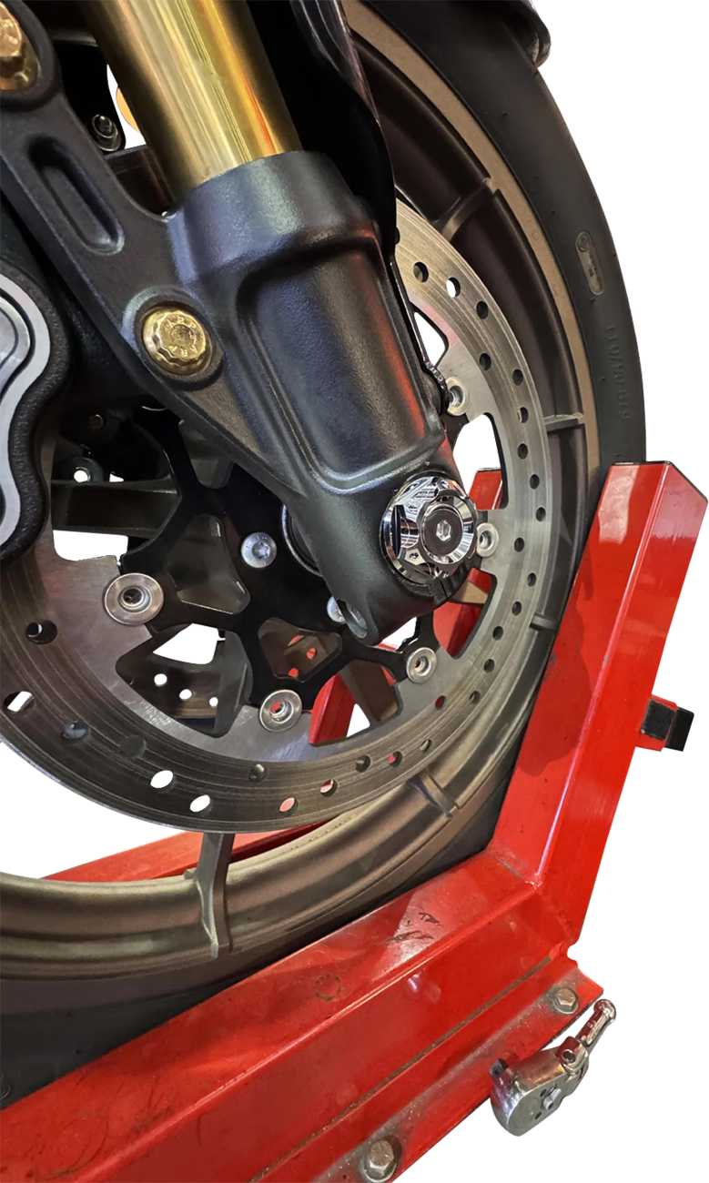 PAUL YAFFE BAGGER NATION Axle Cover Kit - Y-Axle Rod - Front - Standard/Turret - Chrome PYO:YHTR-18L-CH
