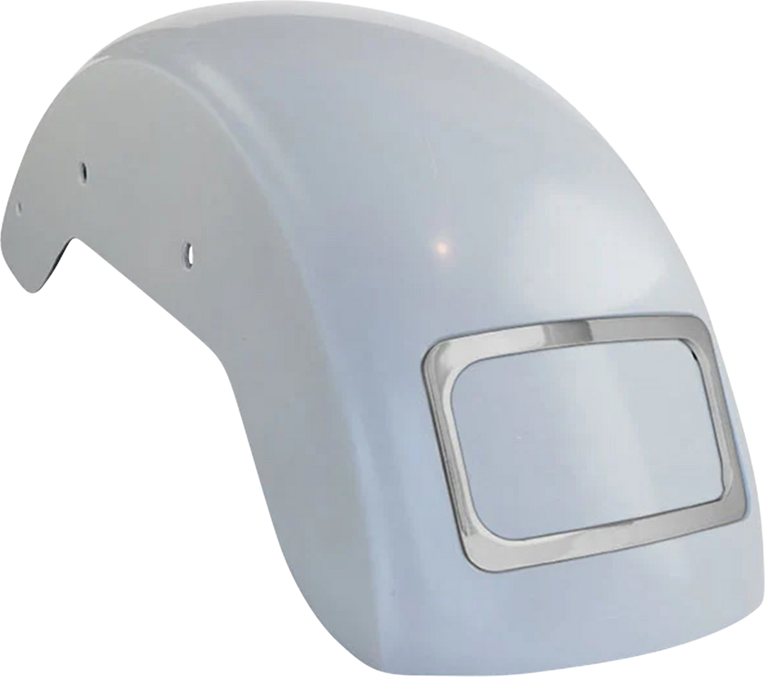PAUL YAFFE BAGGER NATION The Fix Rear Fender - Chrome Frame Plate - HD Softail® '18-'24 PYO:CRF-M8ST-SG-C