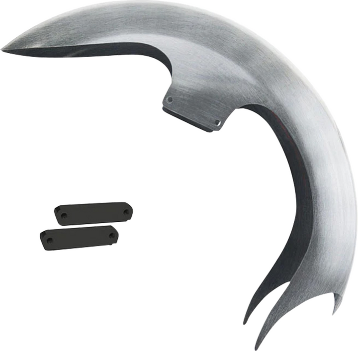 PAUL YAFFE BAGGER NATION Talon Front Fender - 21" Wheel - With Black Adapters - HD Touring PYO:TALON21-14L-B