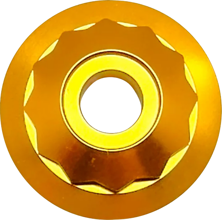 PAUL YAFFE BAGGER NATION Steering Stem Nut - Gold PYO:12PSK-18L-GD