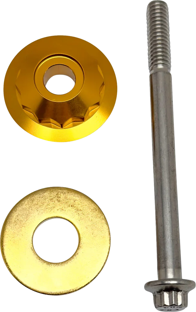 PAUL YAFFE BAGGER NATION Steering Stem Nut - Gold PYO:12PSK-18L-GD