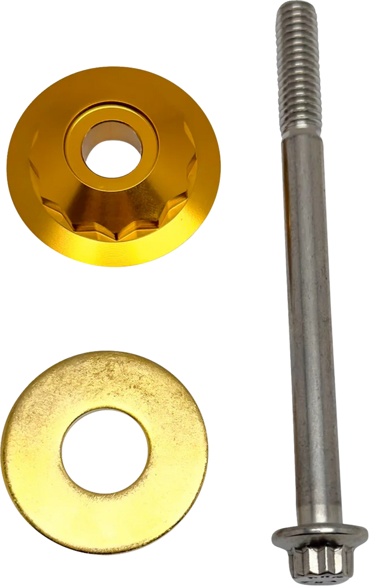 PAUL YAFFE BAGGER NATION Steering Stem Nut - Gold PYO:12PSK-18L-GD