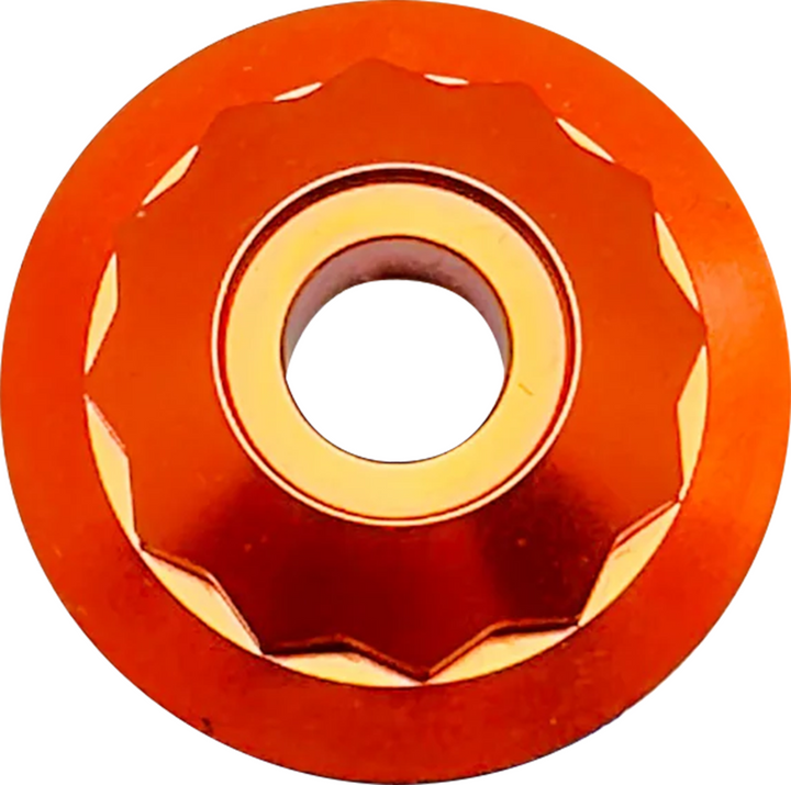 PAUL YAFFE BAGGER NATION Steering Stem Nut - Orange PYO:12PSK-18L-OR