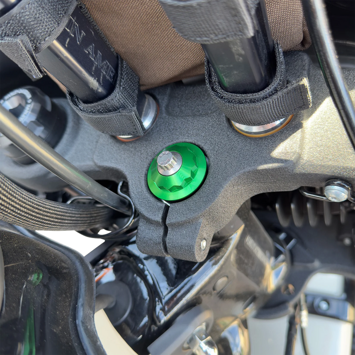 PAUL YAFFE BAGGER NATION Steering Stem Nut - Green PYO:12PSK-18L-GN