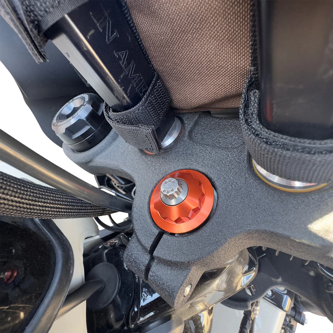PAUL YAFFE BAGGER NATION Steering Stem Nut - Orange PYO:12PSK-18L-OR