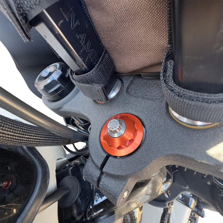 PAUL YAFFE BAGGER NATION Steering Stem Nut - Orange PYO:12PSK-18L-OR