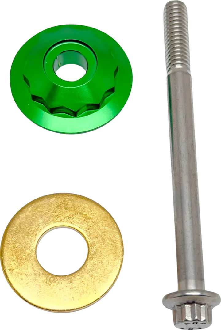 PAUL YAFFE BAGGER NATION Steering Stem Nut - Green PYO:12PSK-18L-GN