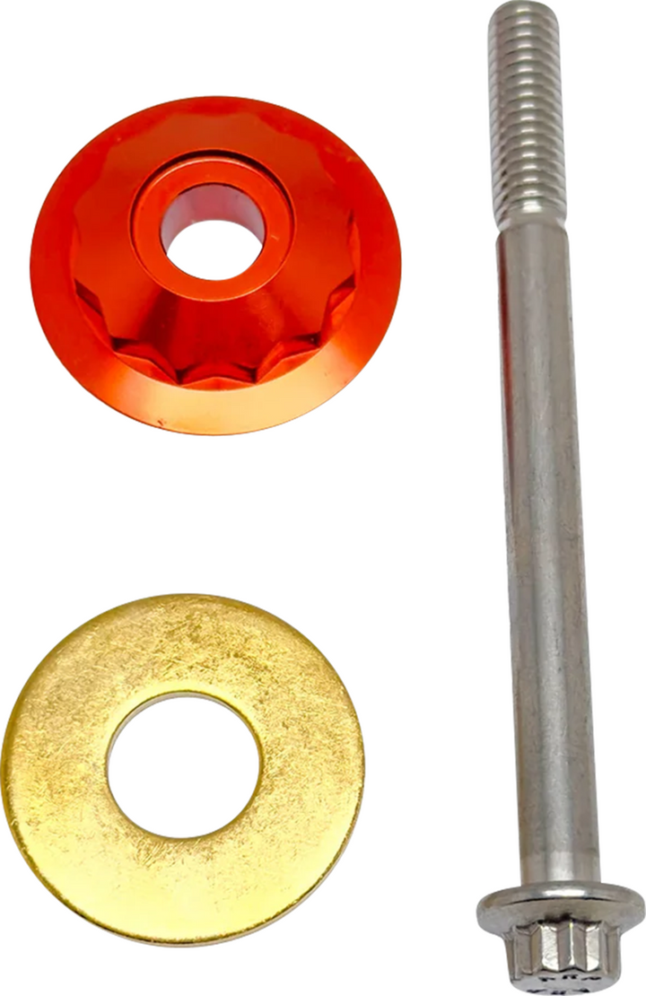 PAUL YAFFE BAGGER NATION Steering Stem Nut - Orange PYO:12PSK-18L-OR