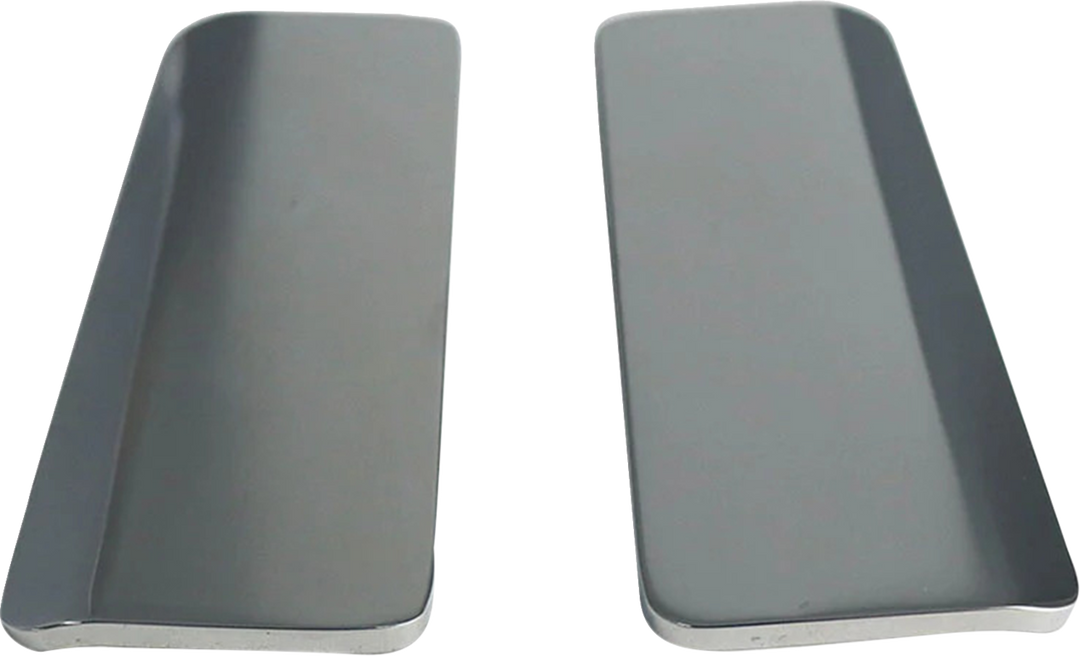 PAUL YAFFE BAGGER NATION Saddlebag Skid Plates - Silver PYO:SBSP
