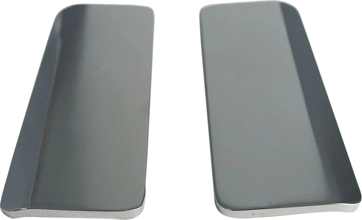 PAUL YAFFE BAGGER NATION Saddlebag Skid Plates - Silver PYO:SBSP