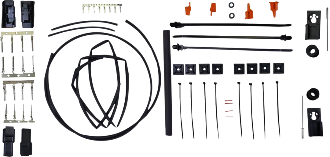 PAUL YAFFE BAGGER NATION Wiring Install Kit - Saddlebag Lights PYO:BLIK-BOLTS