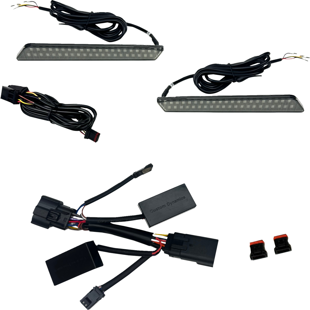 CUSTOM DYNAMICS Saddlebag Latch Light - LED - Smoke Lens CD-LATCH-2026-S