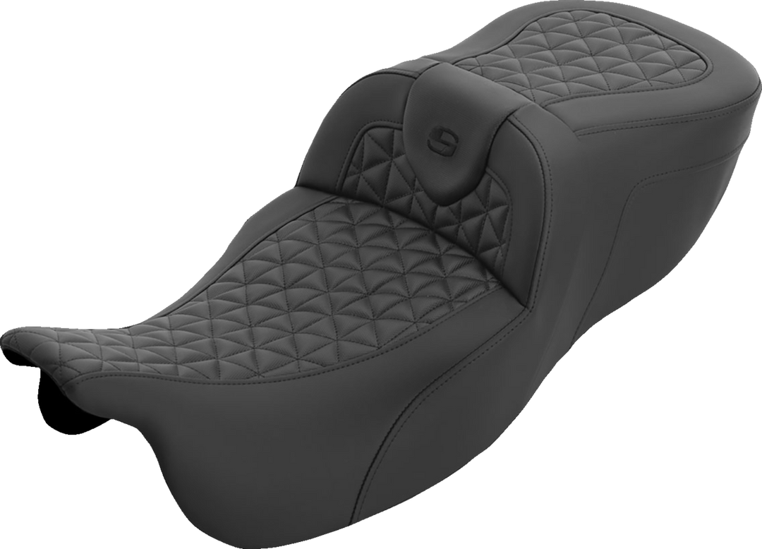 SADDLEMEN Roadsofa™ Extended Reach Seat - without Backrest - Tri-Gripper - FLRT/FLTRT '15-'25 815-07-21100