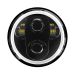 5 3/4" LED Black HALOMAKER® Headlight for Harley® Sportster, Dyna, Softail & Indian Motorcycles®