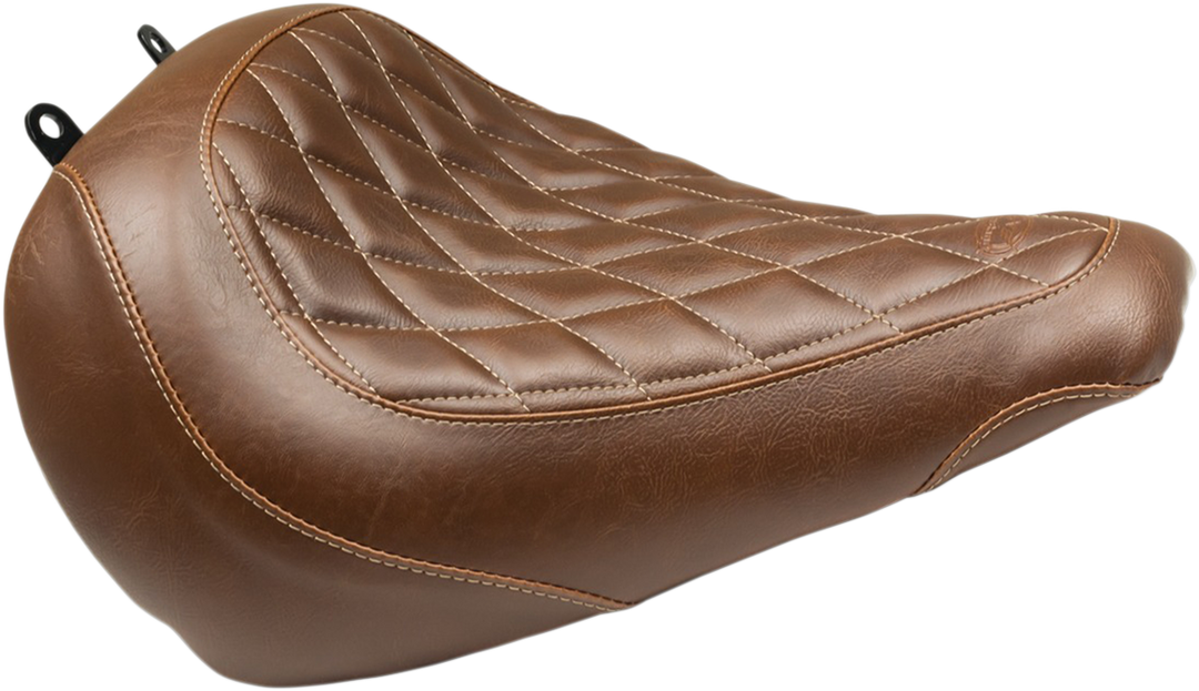 MUSTANG Wide Tripper™ Solo Seat - without Backrest - Diamond - Brown - FLFB/S '18-'25 83023