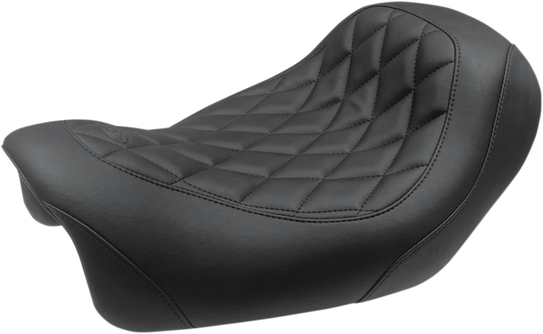 MUSTANG Forward Wide Tripper Solo Seat - Diamond - Black - FXDF '14-'17 75038