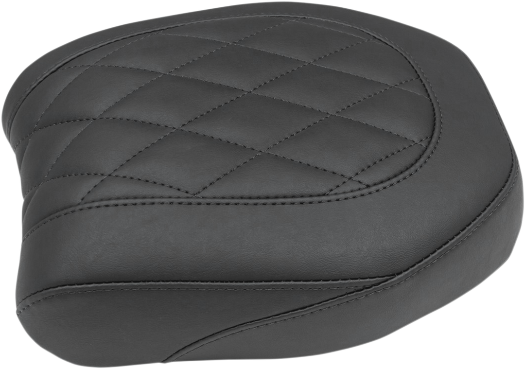 MUSTANG Wide Tripper Rear Seat - Diamond - Black - FXDF '14-'17 75039