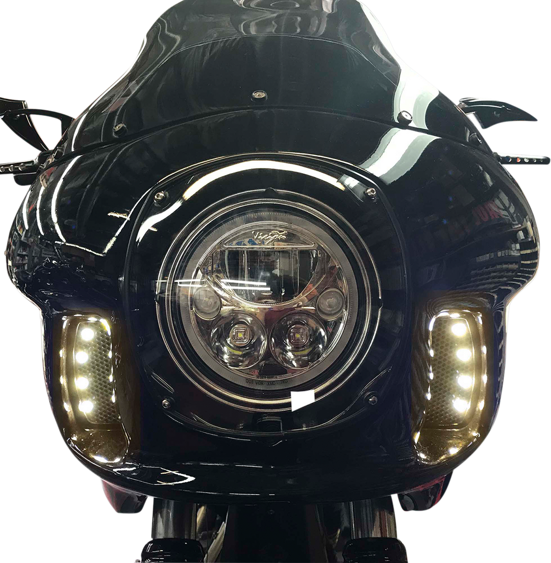 PAUL YAFFE BAGGER NATION Lightning Bolts - Amber/White - Silver PYO:BOLTS-DRL-S