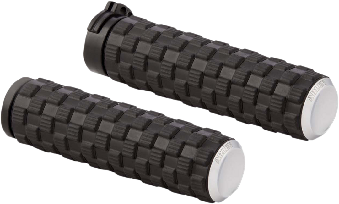 ARLEN NESS Air Trax Grips - TBW - Chrome 07-353