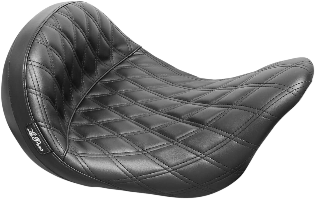LE PERA Monterey Sport Solo Seat - Double Diamond - Black - FL '08-'22 LK-697SPDD