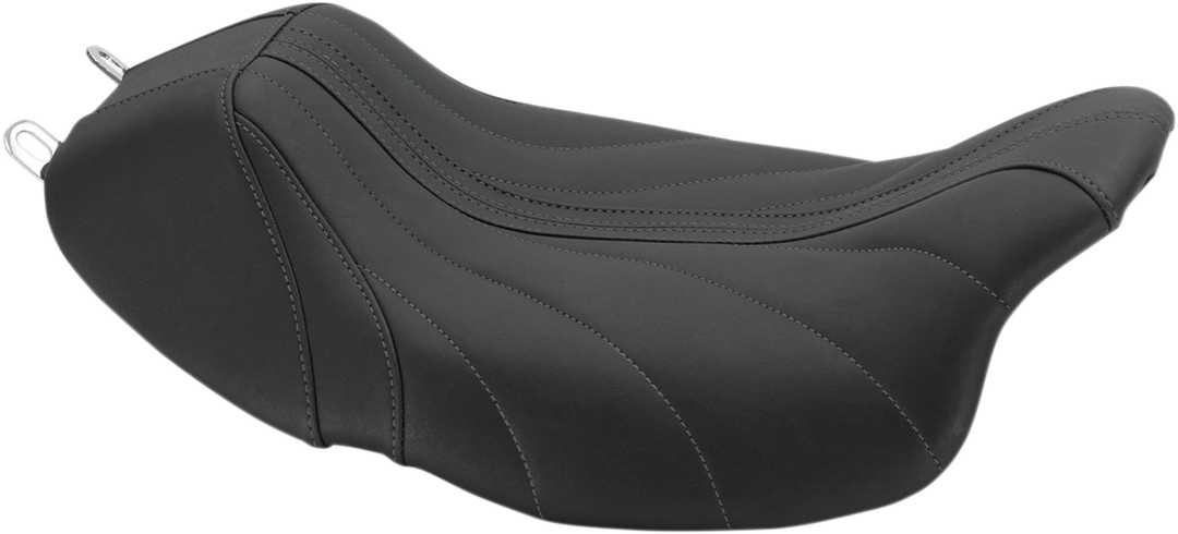 MUSTANG Revere Solo Seat - Gravity - Gray Stitched - FL '08-'25 75059GM