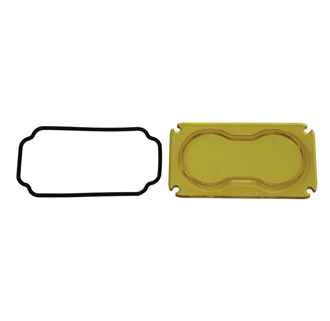 Baja Designs DOT LP6 LED Headlight Kit 2014-2023 Harley Davidson Street Glide (White) Baja DesignsS2 Baja Amber Spot Lens Kit Baja Designs