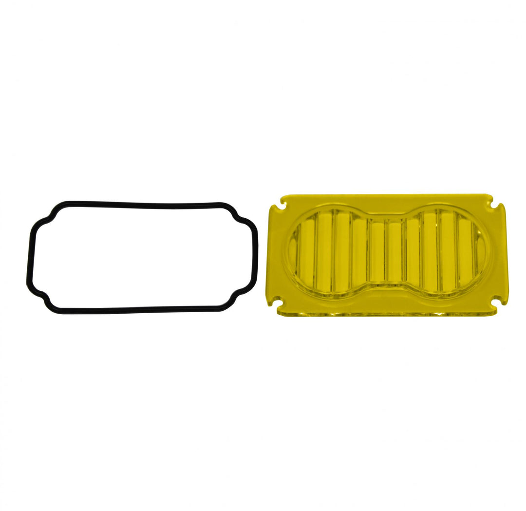 Baja Designs DOT LP6 LED Headlight Kit 2014-2023 Harley Davidson Street Glide (White) Baja DesignsS2 Baja Amber Wide Cornering Lens Kit Baja Designs